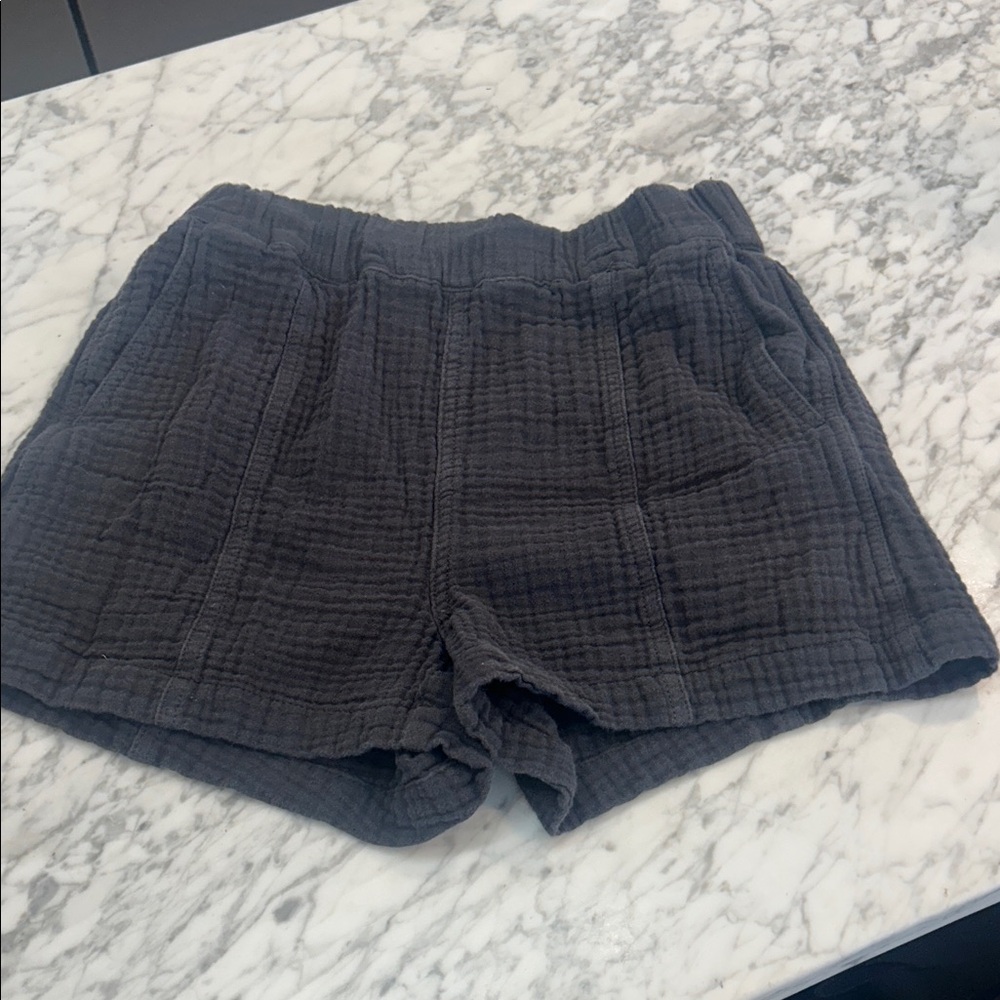 Madewell High Waist Charcoal Shorts
